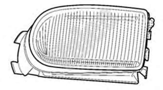 Lampa przeciwmgielna lewa Renault (RVI) 7700425885 cena, od 37,46 USD
