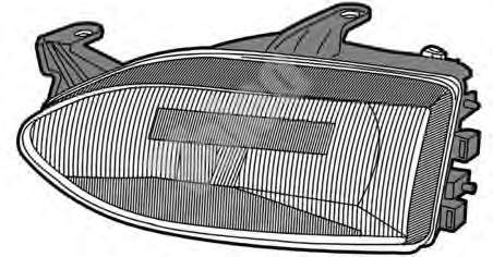 Reflektor lewy Fiat Siena (178)