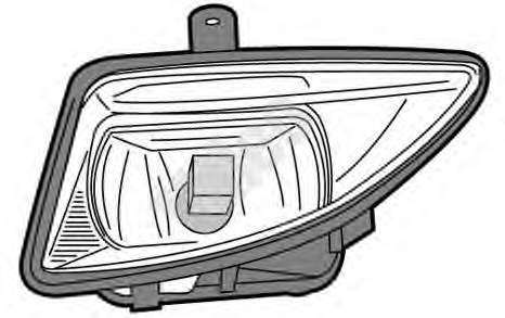 Do koszyka Lampa przeciwmgielna lewa Ford Fiesta COURIER J5S, J3S