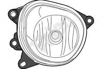Lampa przeciwmgielna lewa Audi A6 C5