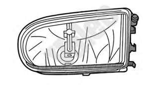 6025371081 Renault (RVI) Lampa przeciwmgielna lewa