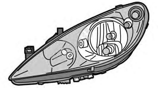 9634369580 Peugeot/Citroen Reflektor lewy