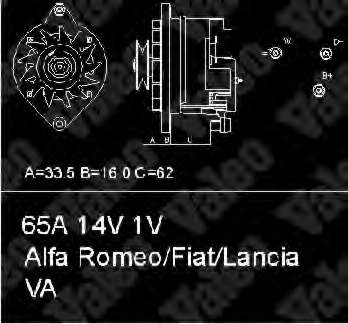 4787671 Fiat/Alfa/Lancia alternator