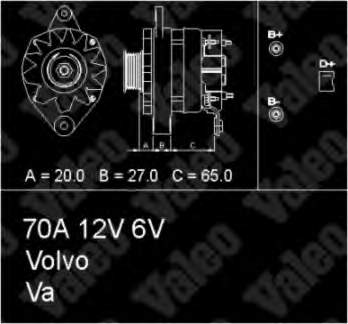 Alternator Volvo 440