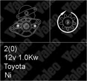2810063020 Toyota Rozrusznik