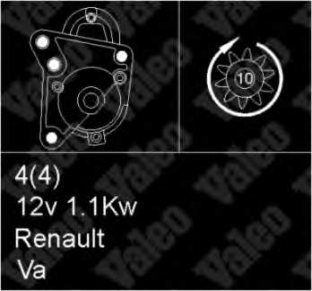 D9E771 VALEO Rozrusznik