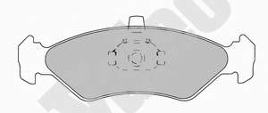 Klocki hamulcowe przednie tarczowe Ford 1465126 cena, od 25,72 USD