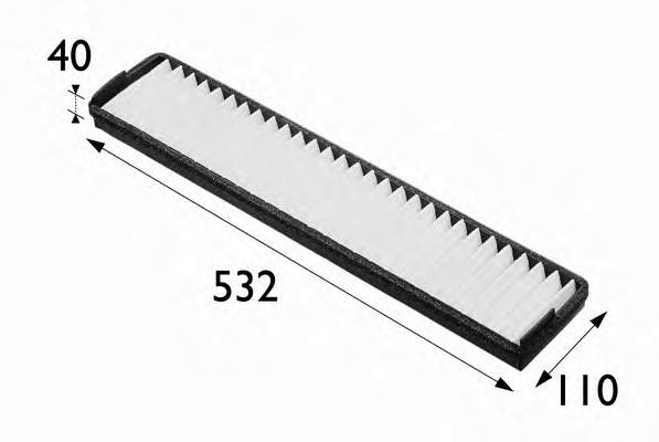 Filtr kabiny 698168 VALEO