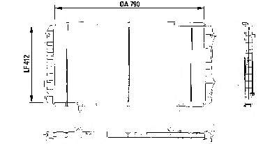 Chłodnica silnika AC240864 Maxgear