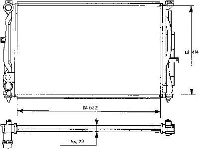 TP.1560308A Tempest chłodnica silnika