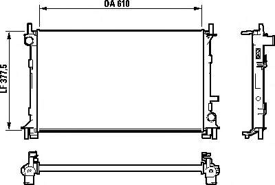 69244 Nissens Chłodnica silnika