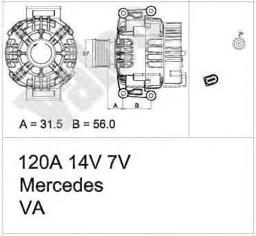 Alternator 437430 VALEO