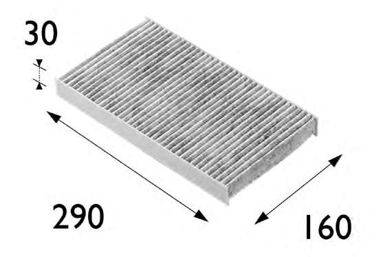 Filtr kabiny 698687 VALEO