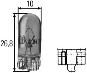 Żarówka lampy pozycyjnej przedniej Renault (RVI) 7703097522 cena, od 1,27 USD