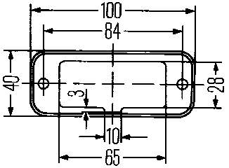 Lampa pozycyjna boczna (furgon) 2PF961167021 HELLA