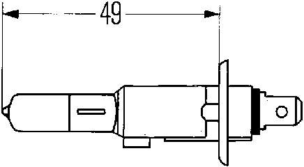 989811 Volvo Żarówka halogenowa