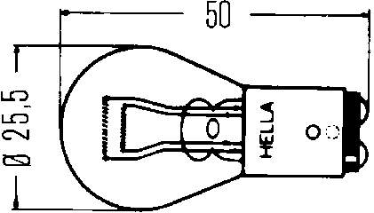 Do koszyka 8GD004772121 HELLA Żarówka