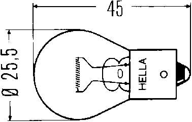 Do koszyka 8GA006841121 HELLA Żarówka
