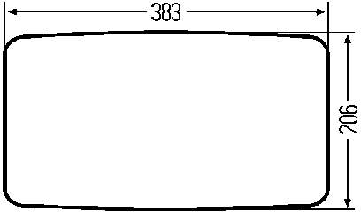 Lusterko wsteczne lewe MAN L2000