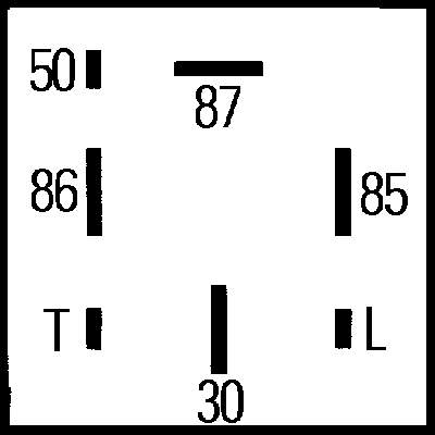 171911261A VAG Przekaźnik świec żarowych
