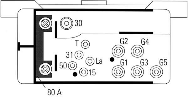 0135452432 Mercedes Przekaźnik świec żarowych