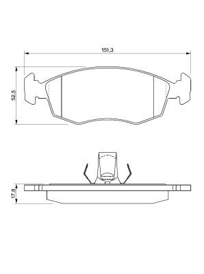 Klocki hamulcowe Fiat Palio