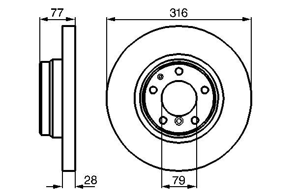 Tarcza hamulcowa przednia BMW 34116757753 cena, od 80,71 USD
