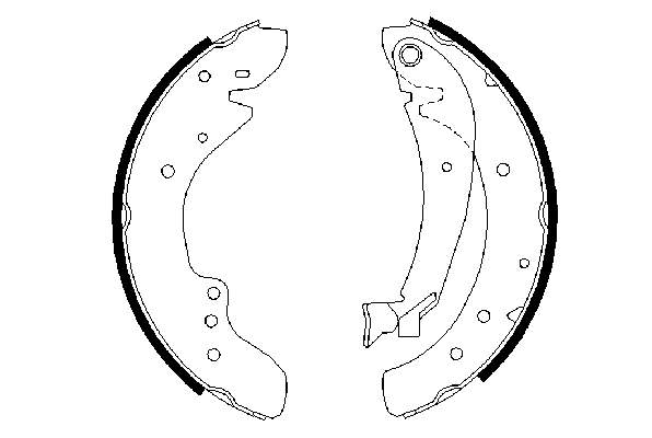 0986487521 Bosch klocki hamulcowe tylne bębnowe