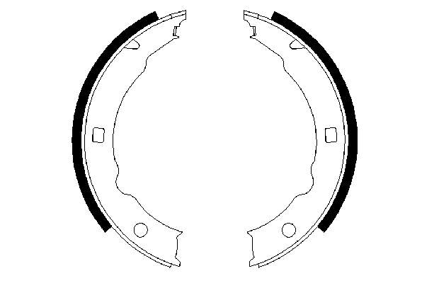 Klocki hamulca ręcznego Peugeot 607 9D, 9U