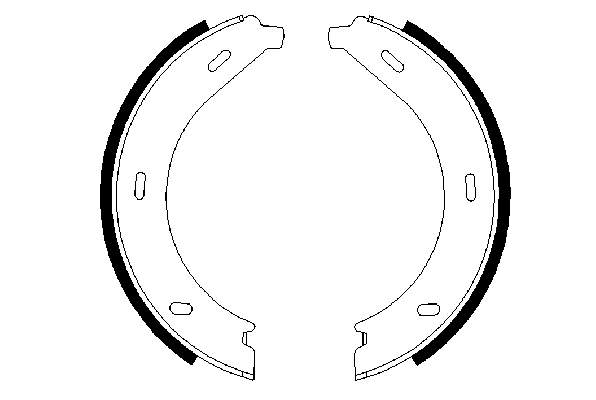 Klocki hamulca ręcznego Bosch 0986487605 cena, od 21,87 USD
