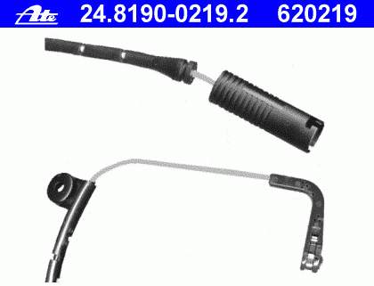 Czujnik zużycia klocków hamulcowych przedni BMW 11617786531 cena, od 10,14 USD