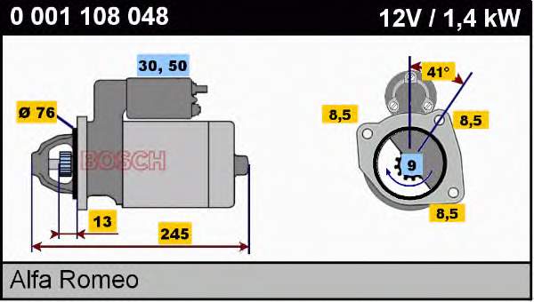 51832955 Fiat/Alfa/Lancia rozrusznik