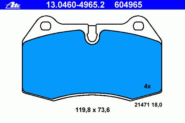 41060AA393 Nissan/Infiniti klocki hamulcowe przednie tarczowe