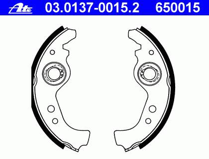 Klocki hamulcowe tylne bębnowe Fiat/Alfa/Lancia 71738375 cena, od 18,42 USD
