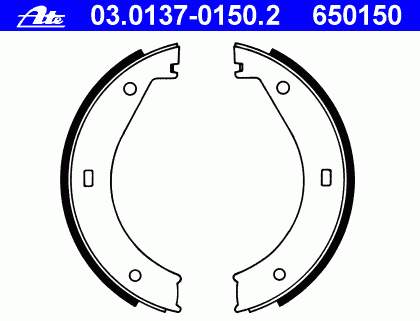 Klocki hamulca ręcznego BMW 34416761294 cena, od 21,90 USD