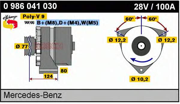 Alternator WPS 12388N cena, od 223,00 USD