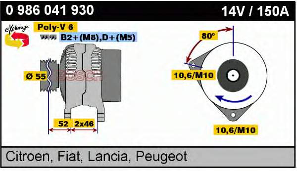 Alternator Cargo 112460 cena, od 81,81 USD