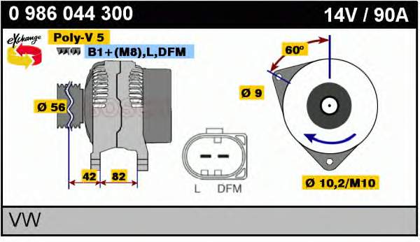 SG9B010 VALEO Alternator