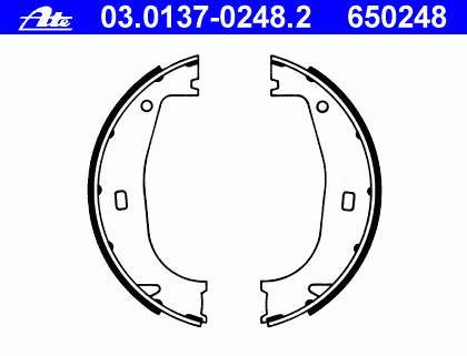 Klocki hamulca ręcznego BMW 34416761289 cena, od 19,35 USD