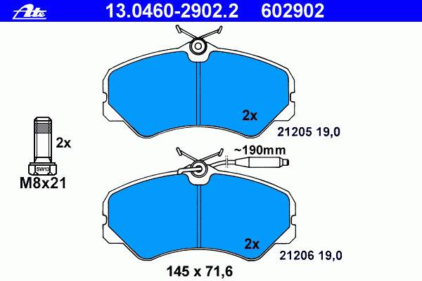 425105 Peugeot/Citroen klocki hamulcowe przednie tarczowe