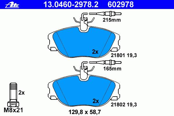 Klocki hamulcowe przednie tarczowe Peugeot/Citroen 425453 cena, od 28,26 USD