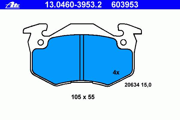 Klocki hamulcowe przednie tarczowe Delphi LP491 cena, od 26,03 USD