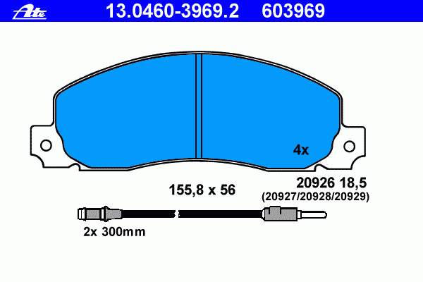7701203918 Renault (RVI) Klocki hamulcowe przednie tarczowe