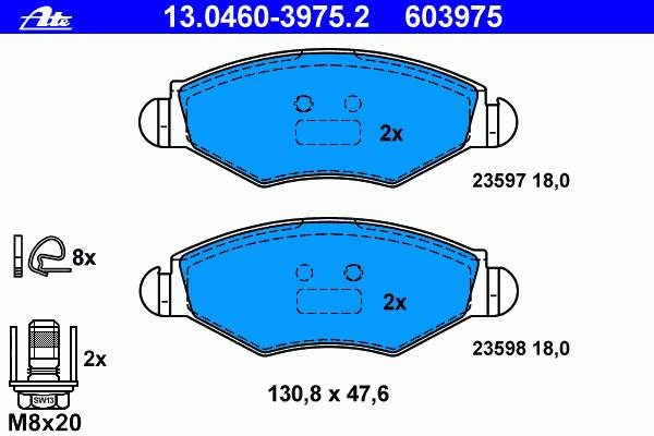 Do koszyka 425191 Peugeot/Citroen Klocki hamulcowe przednie tarczowe