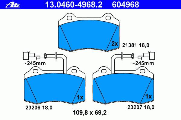 Klocki hamulcowe przednie tarczowe Ferodo FDS721 cena, od 71,01 USD