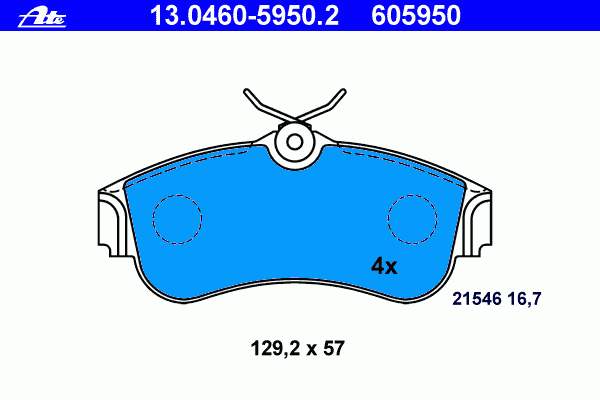 Klocki hamulcowe przednie tarczowe Nissan/Infiniti 410604M526 cena, od 23,73 USD