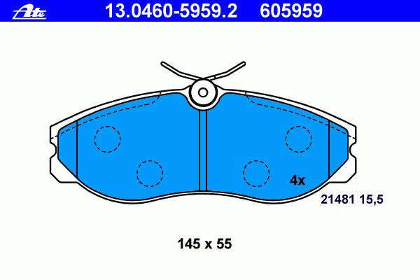 Klocki hamulcowe przednie tarczowe Ford 1957042 cena, od 26,95 USD