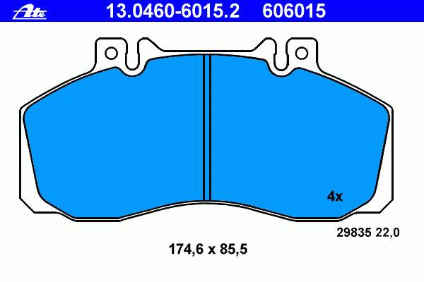 Okładziny (klocki) do hamulców tarczowych tylne Danblock DB2983582 cena, od 40,89 USD