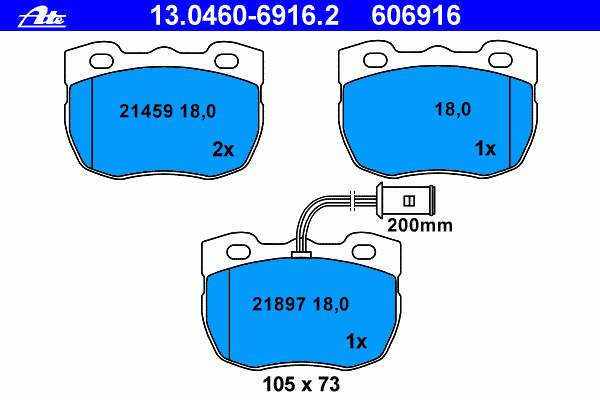 Klocki hamulcowe przednie tarczowe Land Rover STC2951 cena, od 17,67 USD