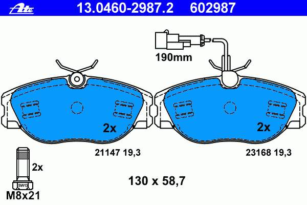 Klocki hamulcowe przednie tarczowe TRW GDB1058 cena, od 38,55 USD